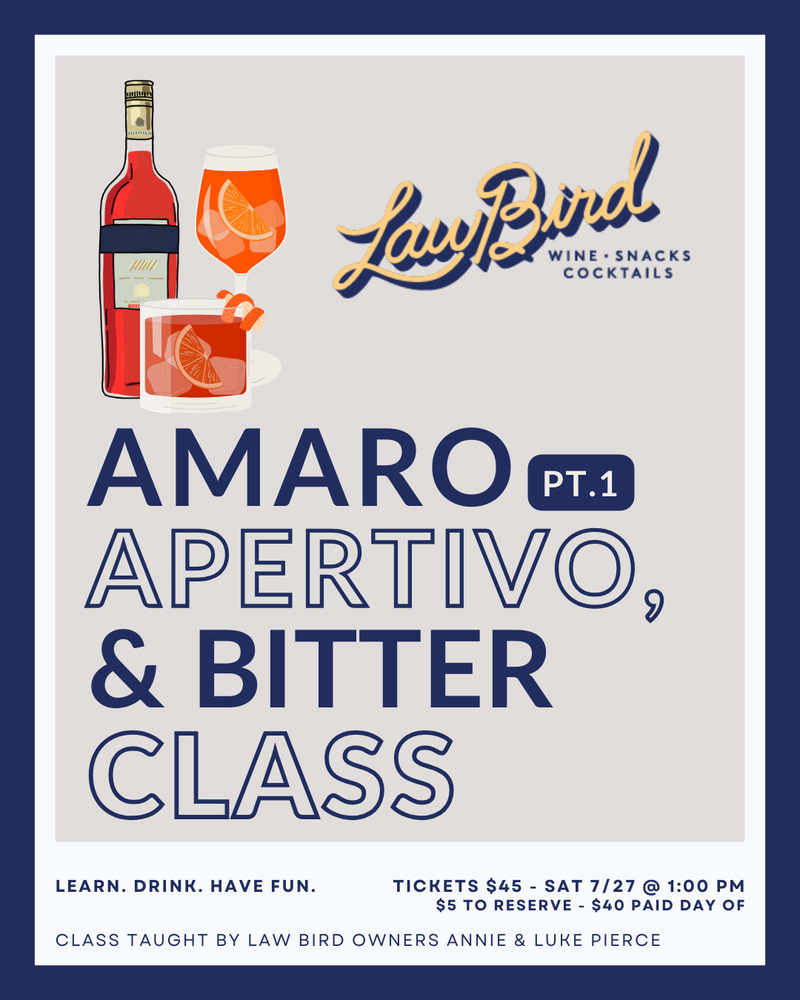 Amaro Pt. 1 Class Reservation - SATURDAY 7/27 at 1:00pm