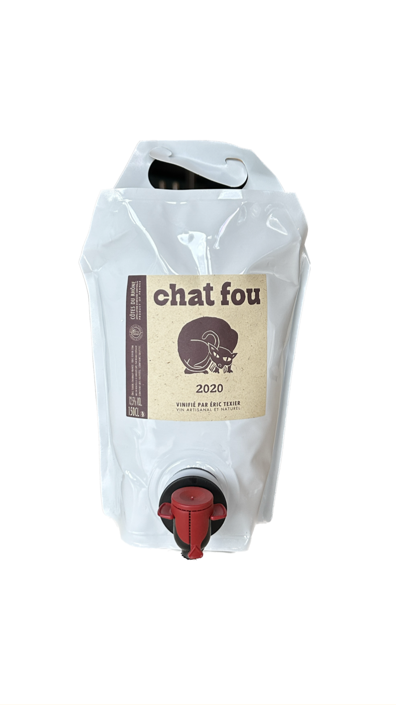 ERIC TEXIER, CDR ROUGE CHAT FOU (1.5 LITER POUCH)